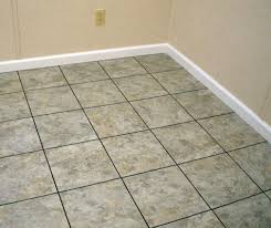 waterproof tiled basement flooring in