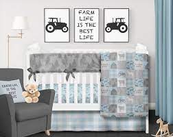 Farm Baby Bedding Boy Crib Bedding Set