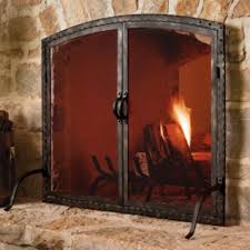 Es Forged Fireplace Screen Frontgate