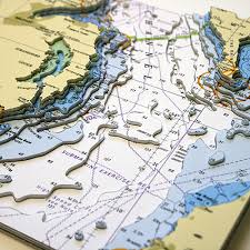 3d Nautical Charts Of Wales Ireland Landfall Artwork