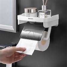 Multi Function Toilet Paper Holder Rack