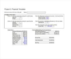 9 Paycheck Stub Templates In Excel Free Premium Templates