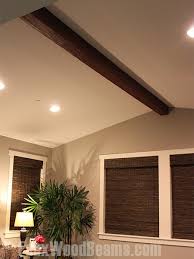 install faux wood beams and cook dinner