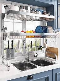 over sink dish drying rack large 3