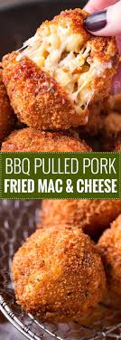 bbq pulled pork fried mac and cheese