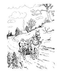 Here you will find many animals with typical hat of santa claus: The Classic Christmas Coloring Page One Horse Open Sleigh This Classic Christmas Scen Horse Coloring Pages Christmas Coloring Books Christmas Coloring Pages