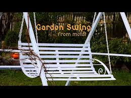 Garden Swing Made From Metal Step By