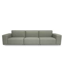 moota modular 3 seater sofa light grey