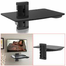 Dual Tempered Glass Shelf Wall Mount