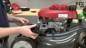 If a problem should arise, or if you have any questions about your engine, consult an authorized honda servicing. Honda Lawn Mower Repair How To Replace The Carburetor Float Youtube