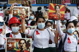 China, myanmar's largest neighbor, maintained cozy relations with the previous junta for decades, even as western countries cut off contact and imposed. In Pictures Myanmar S Coup Opponents Gather For Major Protests Gallery News Al Jazeera