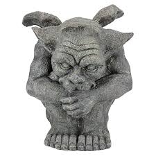 emmett the gargoyle large garden statue