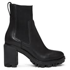 Shiloh High Gored Booties Black