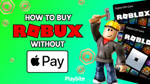 how to robux without apple pay