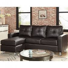 orleans faux leather sectional sofa