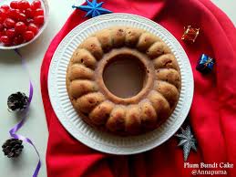 It is a family favorite! Annapurna Plum Bundt Cake Christmas Special Recipe
