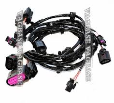 Wiring harness of a car is not just a covering tube of some insulating material, but also comprises of the cables and wires connecting various electrical wiring harness replacement is only necessary if the vehicle is so old that the insulation had rotted. Oem Front Pdc Wiring Harness Ops Reversing Radar Wiring Harness Park Pilot Sensors Cable For Cc Old Or New Auto Fastener Clip Aliexpress