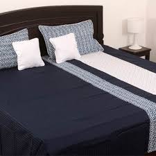 Double Black Cotton Bed Sheets