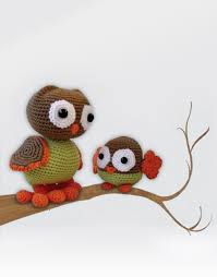 Crochet Owl Pattern Mama And Baby Owl
