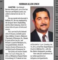 obituary for norman allen lynch