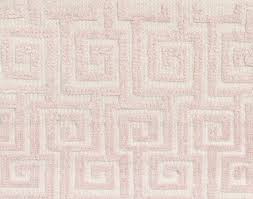 low pink ivory wool and silk rug
