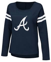 Womens Atlanta Braves Free Agent Long Sleeve T Shirt