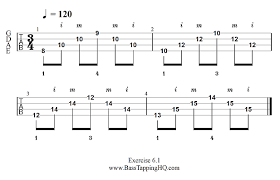 Bass Tapping Arpeggios Free Tapping Lessons At