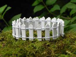 Buy Fairy Garden Fence Edging White