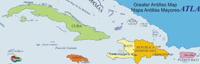 greater antilles of the caribbean sea