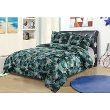 Queen Camo Boys Bedding Comforter Bed