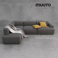 muuto sofa and accessories 3d model