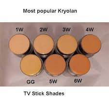 Kryolan Tv Paint Stick Foundation And Cream Makeup 5047 3w