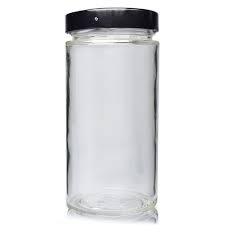 500ml elena clear glass jar glass