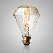 Antique Retro Vintage Diamond Edison Light Bulb G95 E27 40w 220v Incandescent Filament Light Bulbs Tungsten Carbon Lamps Carbon Lamp Bulb Edisonantique Retro Aliexpress