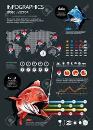 Fishing Infographics Set Fishing Icons Weather Elements For