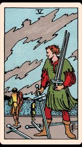 The Card of the Day: The Five of Swords — Elliot Oracle - Tarot Card  Readings