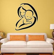 Mom And Baby Wall Decal Signage Web