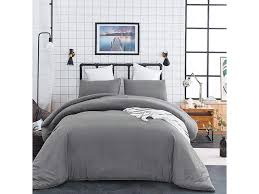 Grey Comforter Sets Queen Cotton Men