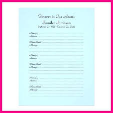 Guest Sign In Book Template Please Instant Download Gold