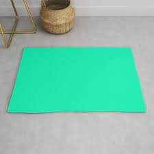 prance bright mint green rug by nancy