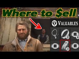 rdr2 where to sell valuables you