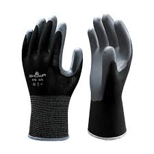 Showa 370b Black Assembly Grip Gloves W