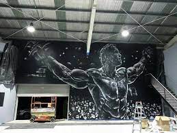 Arnold Schwarzenegger At A Gym