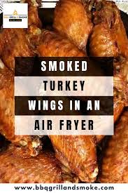smoked turkey wings in air fryer bbq