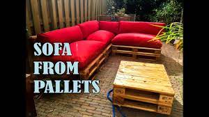 how to make a pallet sofa couch step by