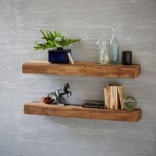 Reclaimed Solid Pine Floating Wall