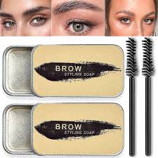 2 pack eyebrow soap kit 4d brows gel