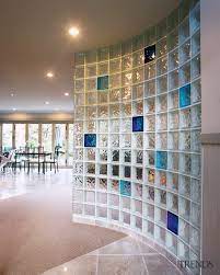 View Of This Glass Block Wall Featu