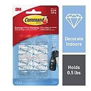 Command Clear Outdoor Light Clips 16 Pack At Staples