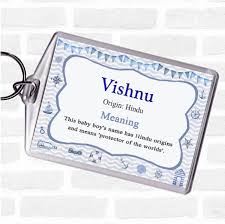 vishnu name meaning bag keychain